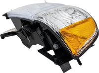 Front Head Light Assembly Left Driver Side Direct Replacement Compatible With 1994-2002 Dodge Ram 1500 2500 3500 CH2502101 55076749AD 55076749AO