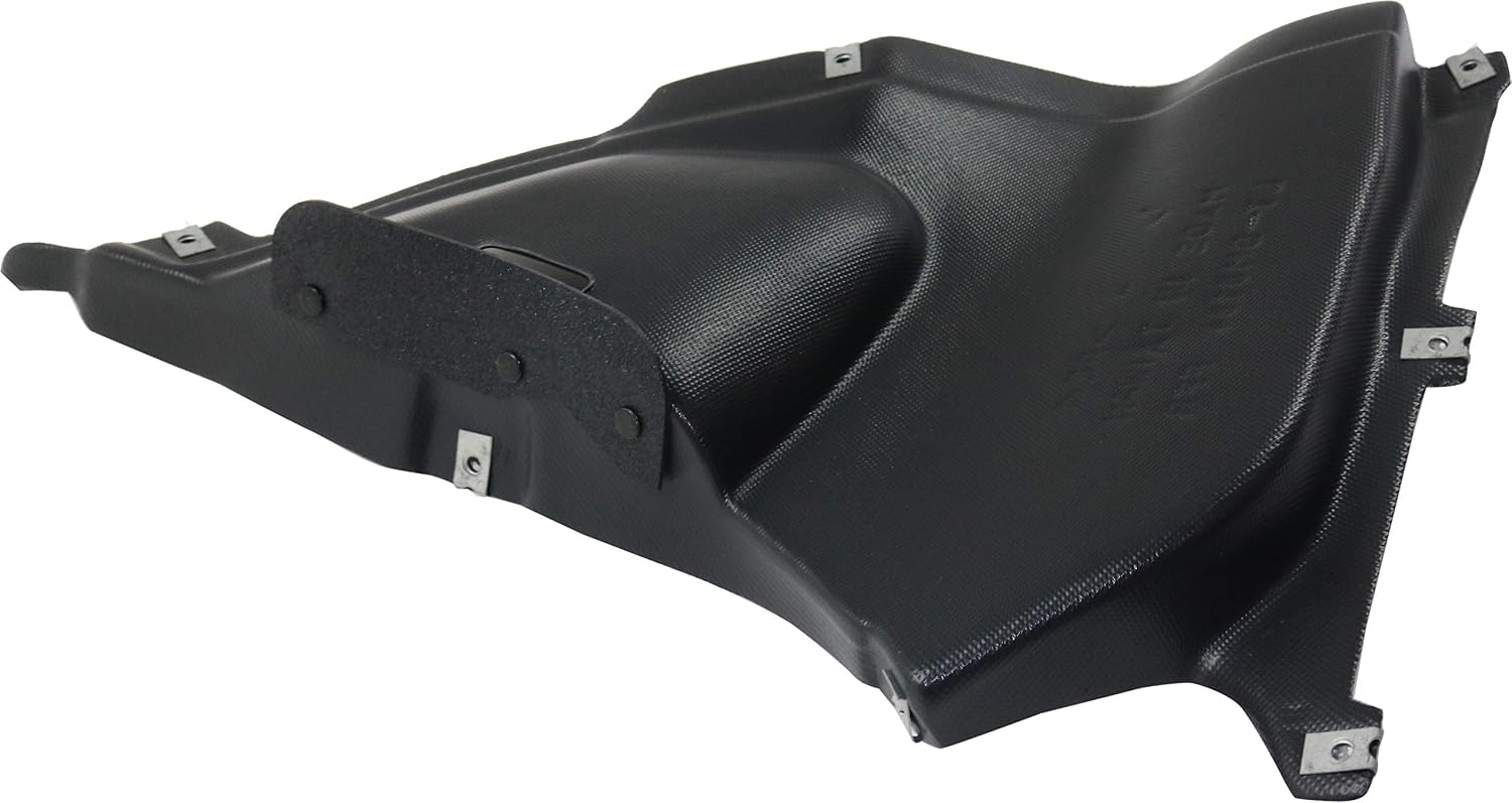 Front Section Fender Liner Right Passenger Side Direct Replacement Compatible With 2014-2019 BMW 3-Series GT BM1251136 51758057326