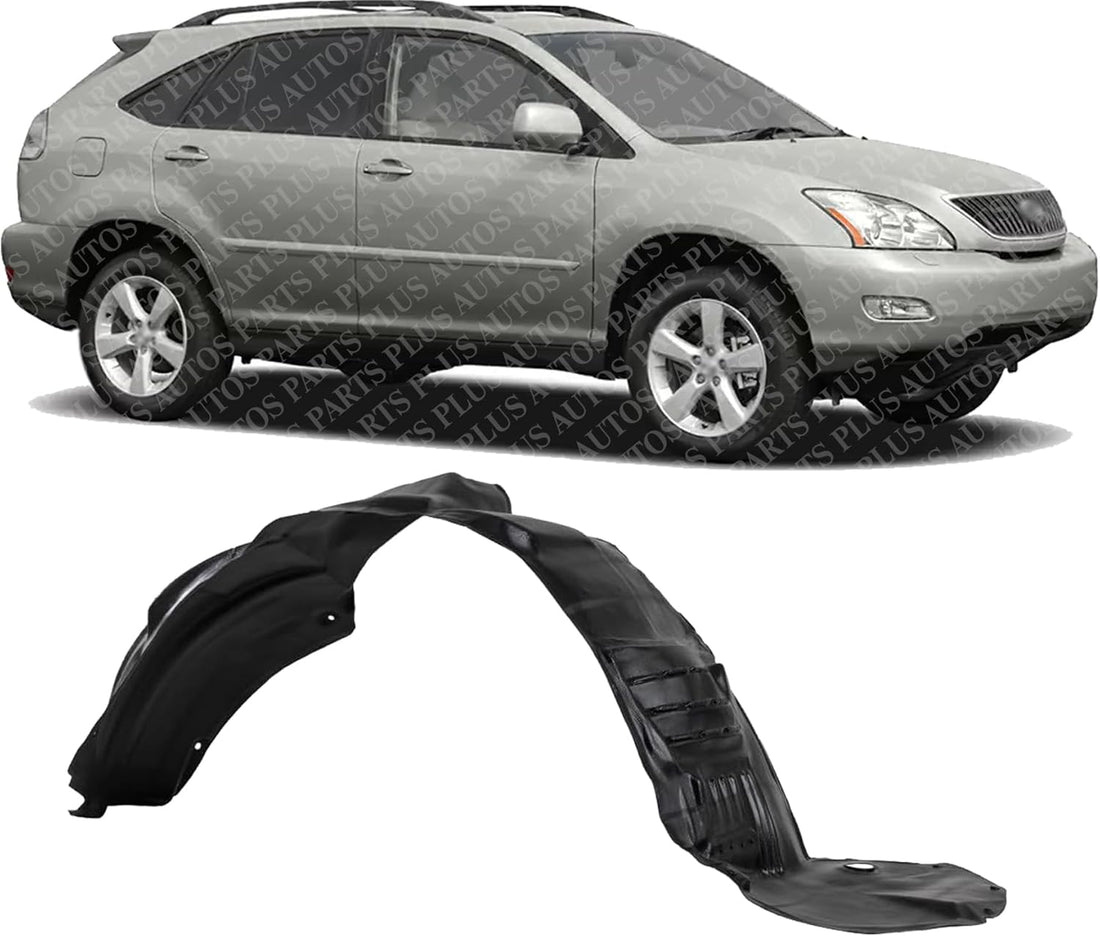 Front Fender Liner Right Passenger Side Direct Replacement Compatible With 2004-2006 Lexus RX330 / 2007-2009 RX350 LX1249101 5380548021