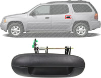 Rear Exterior Door Handle Textured Left Driver Side Direct Replacement Compatible with 2002-2006 Chevrolet Trailblazer / 2002-2009 GMC Envoy GM1521113 15291300