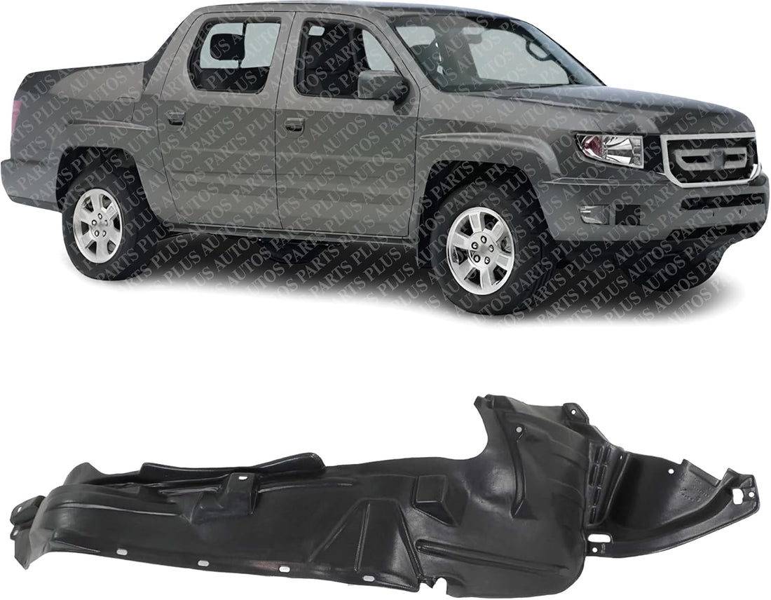 Front Fender Liner Right Passenger Side Direct Replacement Compatible With 2006-2011 Honda Ridgeline HO1249125 74101SJCA01