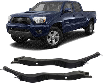Set Of 2 Front Bumper Outer Bracket Steel Left Driver & Right Passenger Side Direct Replacement Compatible With 2012-2015 Toyota Tacoma TO1043122 TO1042122 5212504020 5212604020