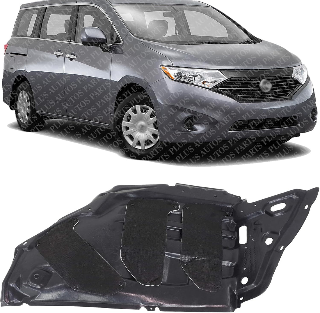 Front Section Fender Liner Right Passenger Side Direct Replacement Compatible With 2011-2017 Nissan Quest NI1249138 638441JA0A