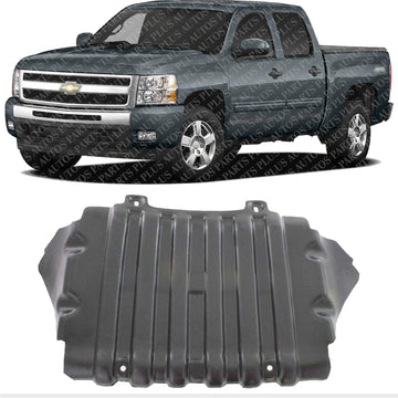 AUTOS PARTS PLUS Front Engine Splash Shield Direct Replacement Compatible with 2007-2013 Chevrolet Silverado 1500 GM1228139 22781371