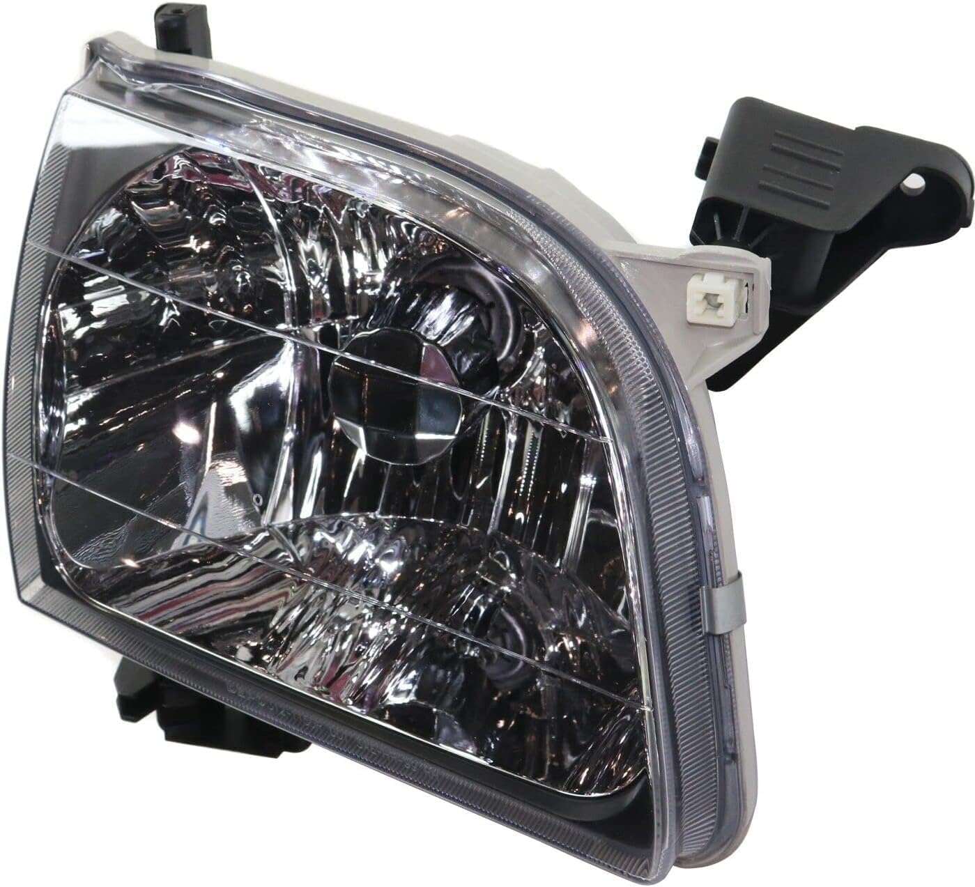 Front Head Lights + Corner Lamps Assembly With Black Trim Right Passenger & Left Driver Side Direct Replacement Compatible With 2001-2004 Toyota Tacoma TO2502136 TO2503136 TO2520163