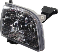 Front Head Lights + Corner Lamps Assembly With Black Trim Right Passenger & Left Driver Side Direct Replacement Compatible With 2001-2004 Toyota Tacoma TO2502136 TO2503136 TO2520163