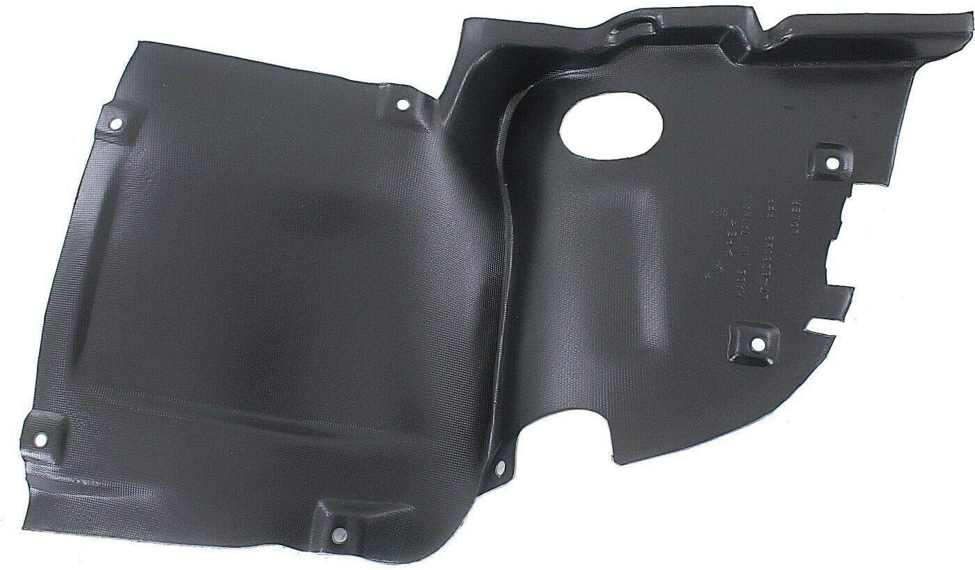 Front Fender Liner Lower Section Right Passenger Side Direct Replacement Compatible With 2002-2005 Mercedes Benz C-Class MB1249112 2038841622
