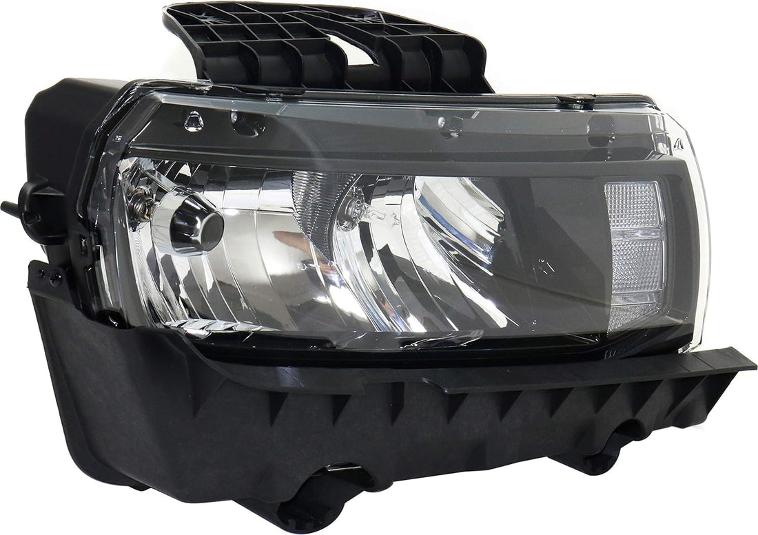 Front Head Light Assembly Right Passenger Side Direct Replacement Compatible With 2014-2015 Chevrolet Camaro GM2503391 23187850