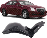 Front Fender Liner Cover Extension Right Passenger Side Direct Replacement Compatible With 2006-2009 Cadillac STS GM1005154 25771066