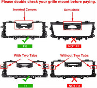 Front Grille Mounting Header Panel Direct Replacement Compatible With 2014-2015 Chevrolet Silverado 1500/2015-2019 2500HD 3500HD GM1223105 23106033