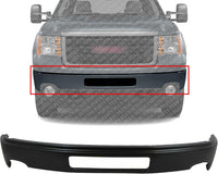 AUTOS PARTS PLUS Front Bumper Face Bar Primed Steel Direct Replacement Compatible With 2011-2014 GMC Sierra 2500HD 3500HD GM1002840 23123402