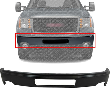 AUTOS PARTS PLUS Front Bumper Face Bar Primed Steel Direct Replacement Compatible With 2011-2014 GMC Sierra 2500HD 3500HD GM1002840 23123402