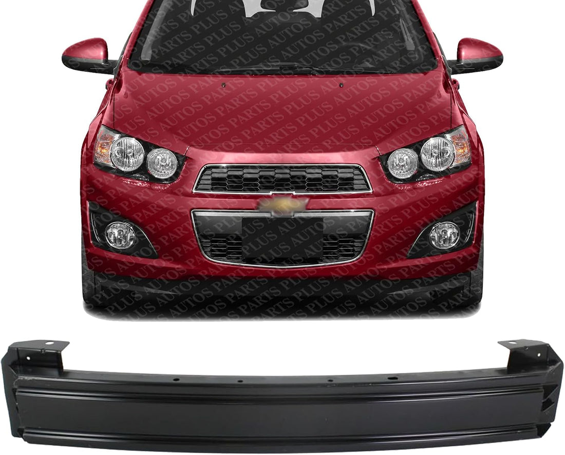 Front Bumper Upper Impact Bar Reinforcement Steel Direct Replacement Compatible With 2012-2020 Chevrolet Sonic GM1006672 96878591