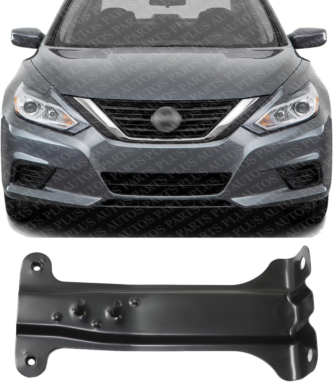 Front Bumper Center Upper Retainer Steel Direct Replacement Compatible With 2016-2018 Nissan Altima NI1041102 622969HS0A