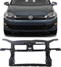 Front Radiator Support Assembly Plastic Direct Replacement Compatible With 2005-2010 Volkswagen Jtta VW1225129 1K0805588R