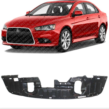 Front Engine Splash Shield Under Cover Without Turbo Direct Replacement Compatible with 2008-2015 Mitsubishi Lancer MI1228113 5379A537
