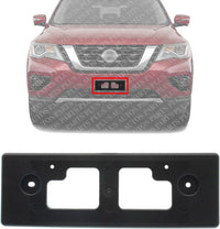 Front License Plate Bracket Textured Direct Replacement Compatible with 2017-2020 Nissan Pathfinder NI1068140 962109PF0A