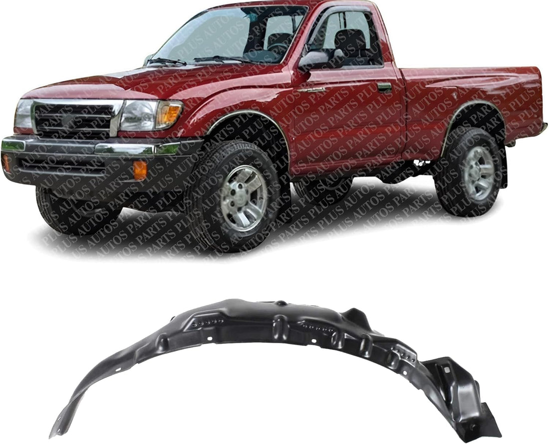 Front Fender Liner Left Driver Side Direct Replacement Compatible With 1995-2000 Toyota Tacoma TO1248110 5387604041