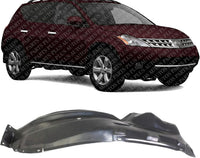 Front Fender Liner Rear Section Right Passenger Side Direct Replacement Compatible With 2003-2007 Nissan Murano NI1249109 63842CA000