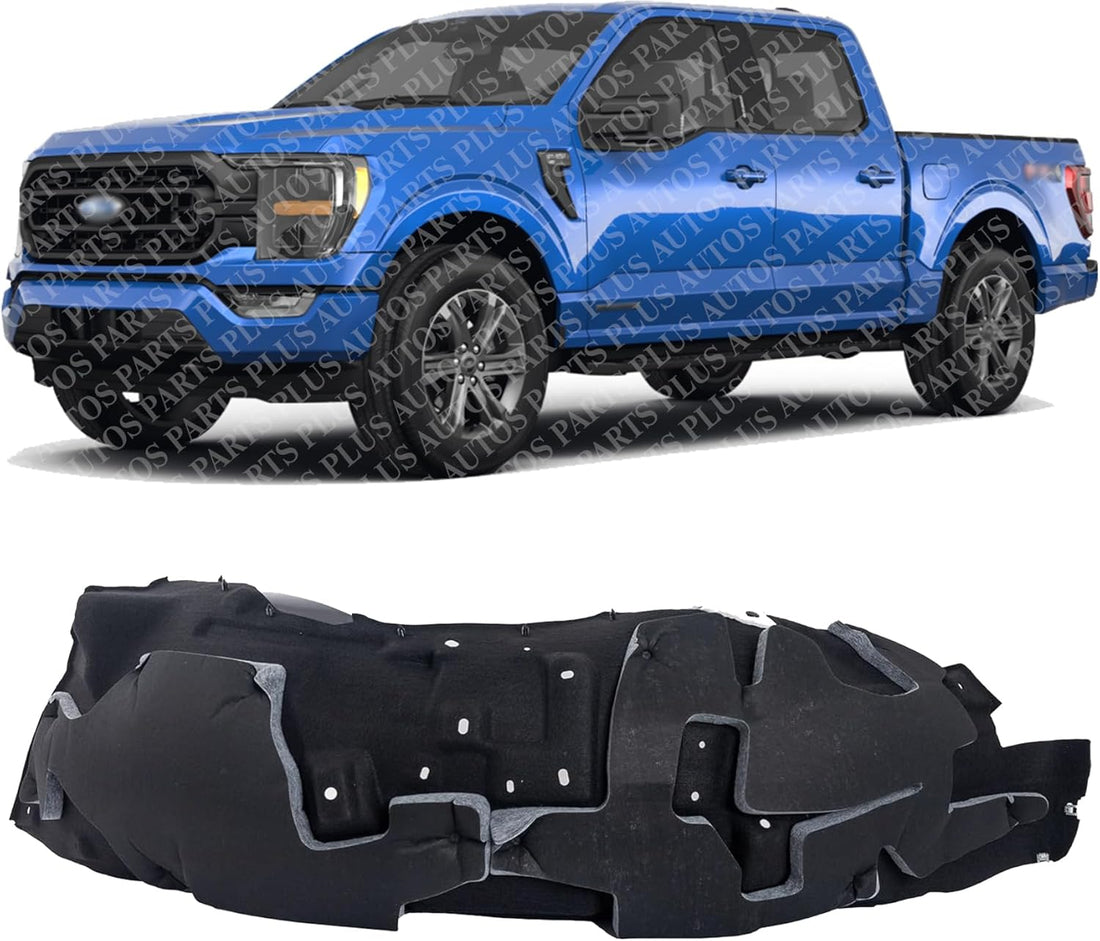 Front Fender Liner Left Driver Side Direct Replacement Compatible With 2021-2023 Ford F-150 FO1248210 ML3Z16103D