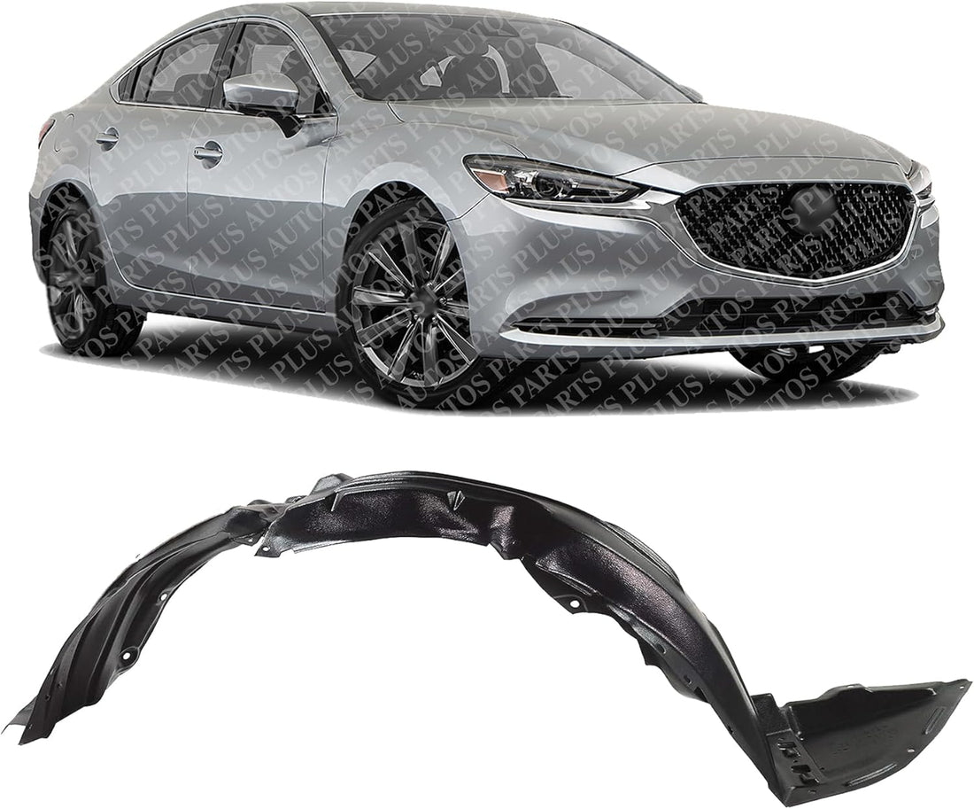 Front Fender Liner Right Passenger Side Direct Replacement Compatible With 2018-2021 Mazda 6 MA1249151 GRF256130