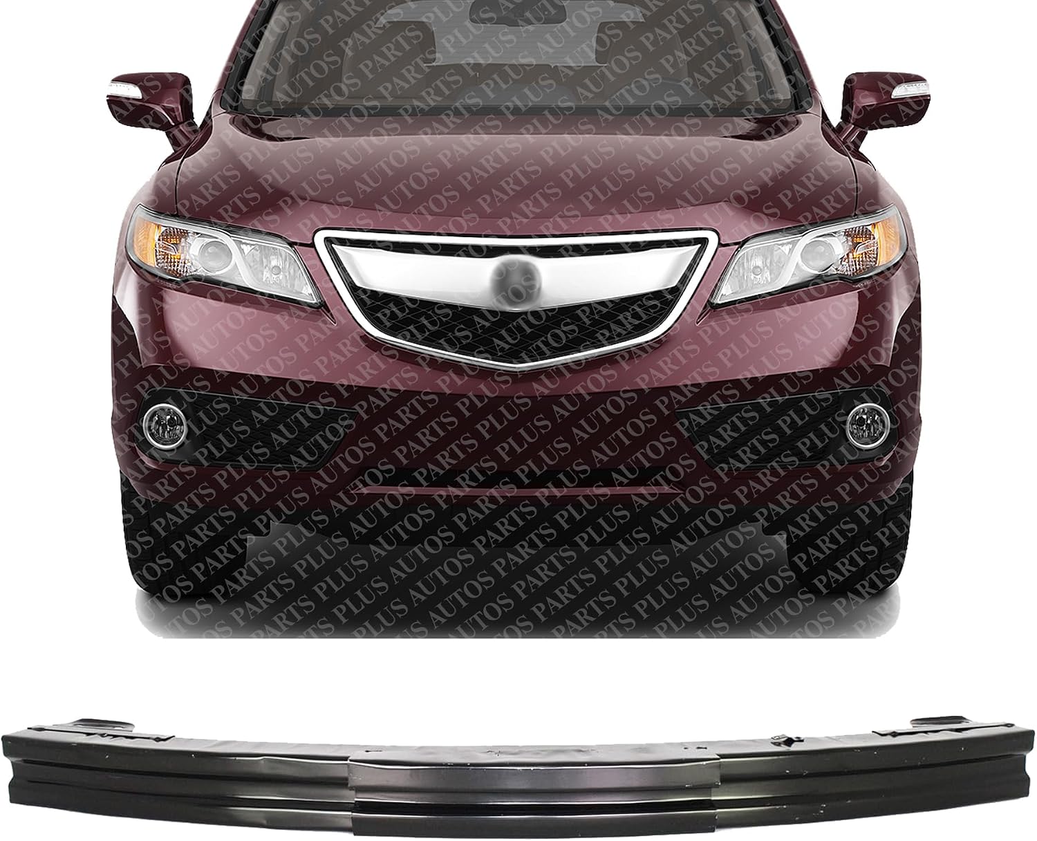 Front Bumper Reinforcement Bar Steel Direct Replacement Compatible With 2007-2013 Acura MDX AC1006144 71130STXA01ZZ