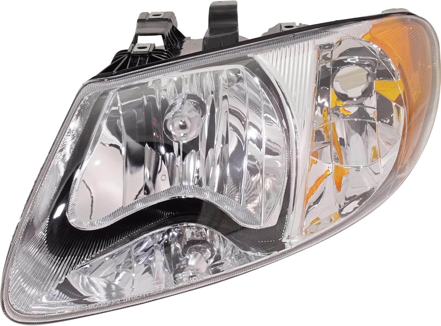 Set Of 2 Head Light Assembly Right & Left Side Direct Replacement Compatible With 2001-2007 Dodge Caravan/Grand Caravan/Town & Country / 2001-2003 / Voyager 4857700AC-PFM