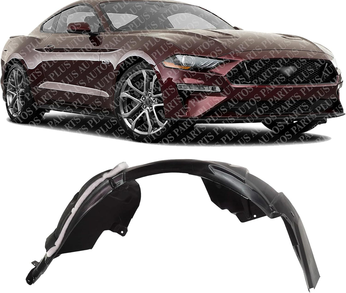 Front Fender Liner Right Passenger Side Direct Replacement Compatible With 2018-2023 Ford Mustang FO1249190 JR3Z16102E JR3Z16102B