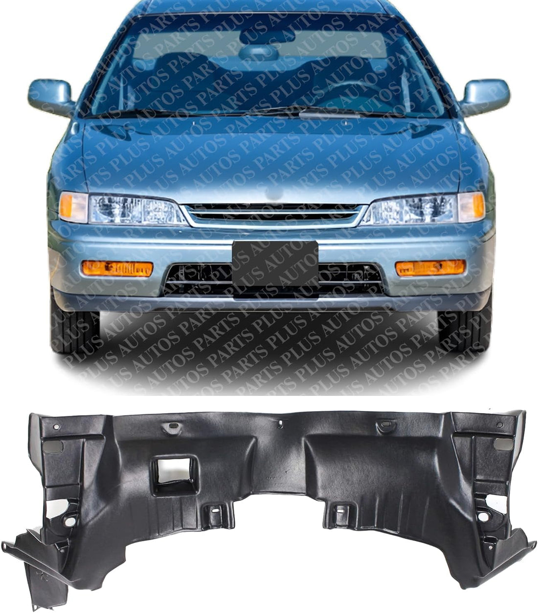 Front Engine Splash Shield Under Cover Direct Replacement Compatible with 1998-2002 Honda Accord / 1999-2003 Acura TL AC1228105 74111S87000