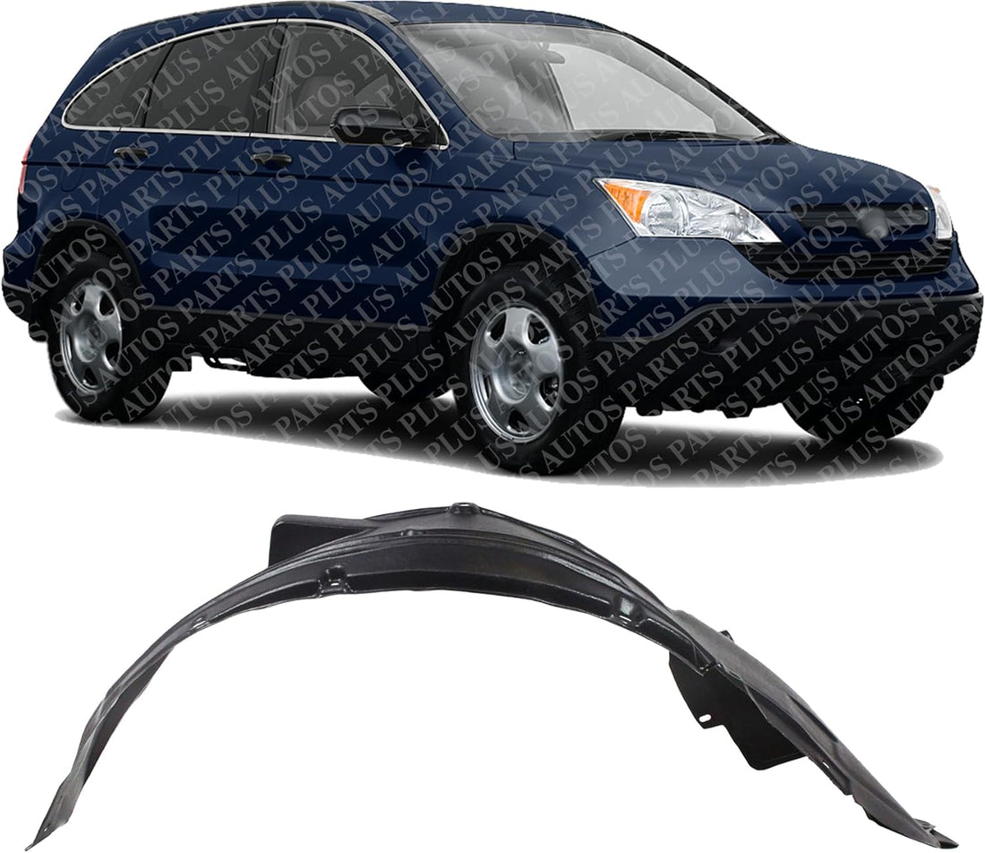 Front Fender Liner Right Passenger Side Direct Replacement Compatible With 2007-2009 Honda CR-V HO1251110 74100SXSA00