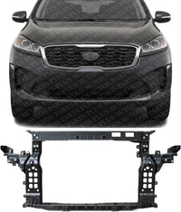 Front Radiator Support Assembly Plastic With Steel Direct Replacement Compatible With 2016-2020 Kia Sorento KI1225173 64101C6500 64101C6000