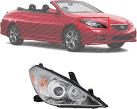 Front Headlight Assembly Right Passenger Side Direct Replacement Compatible With 2007-2008 Toyota Solara TO2503186 8111006422