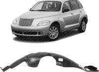 Front Fender Liner Left Driver Side Direct Replacement Compatible With 2007-2010 Chrysler PT Cruiser CH1248143 5152055AA