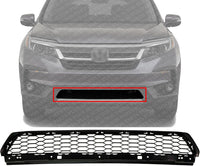 Front Bumper Lower Grille Primed Direct Replacement Compatible With 2019-2022 Honda Pilot HO1036136 71113TG7A50