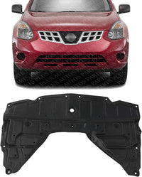 AUTOS PARTS PLUS Front Engine Splash Shield Under Cover Direct Replacement Compatible with 2014-2020 Nissan Rogue NI1228150 758924BA0A