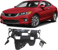 Front Engine Splash Shield Under Cover Direct Replacement Compatible With 2008-2012 Honda Accord HO1228122 HO1228161 74111TA0A00 74111TA0A10