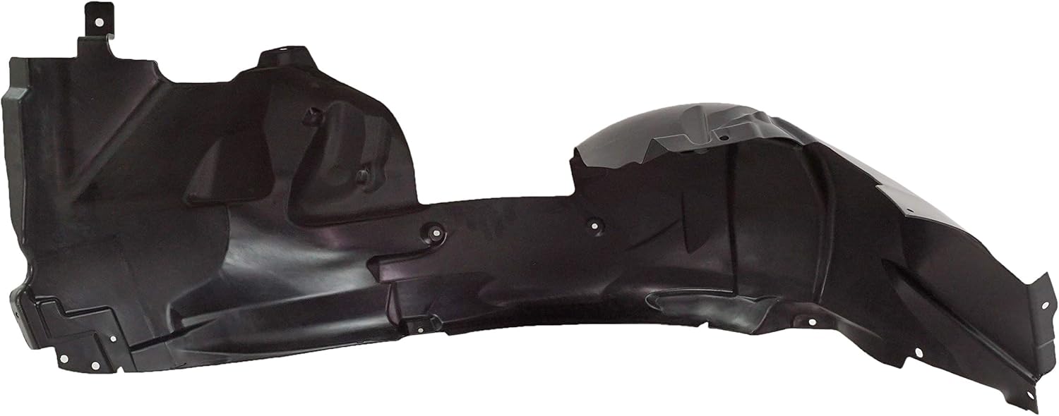Front Fender Liner Left Driver Side Direct Replacement Compatible With 2015 Ford Mustang FO1248181 FR3Z16103C