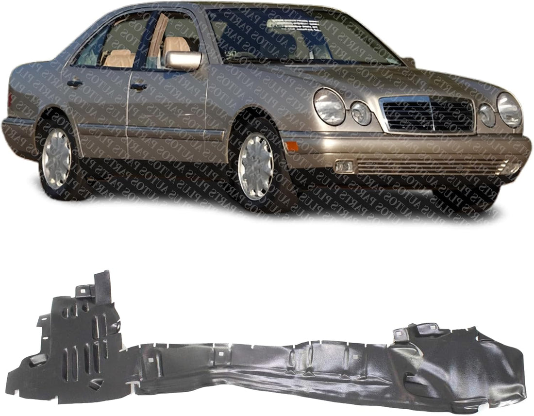 Front Fender Liner Right Passenger Side Direct Replacement Compatible With 1996-1999 Mercedes Benz E-Class MB1251103 2106989630
