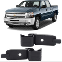 Set Of 2 Front Headlight Support Bracket Right Passenger & Left Driver Side Direct Replacement Compatible With Chevrolet Silverado 1500 2007-2013 / 2500HD 3500HD 2007-2014 GM2508120