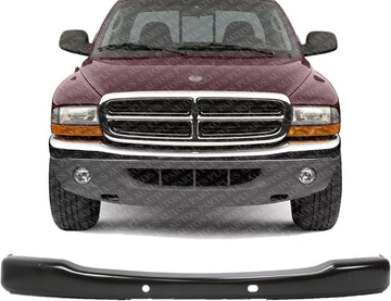 Front Bumper Reinforcement Beam Steel Direct Replacement Compatible With 2001-2004 Dodge Dakota CH1006183 55077256AC