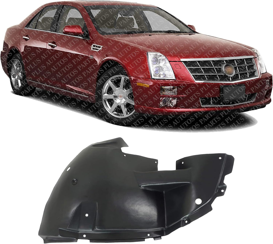 Front Fender Liner Cover Extension Right Passenger Side Direct Replacement Compatible With 2005-2011 Cadillac STS GM1005145 25911106