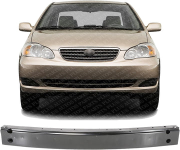 Front Bumper Reinforcement Steel Direct Replacement Compatible With 2003-2008 Toyota Corolla TO1006188 5202102060