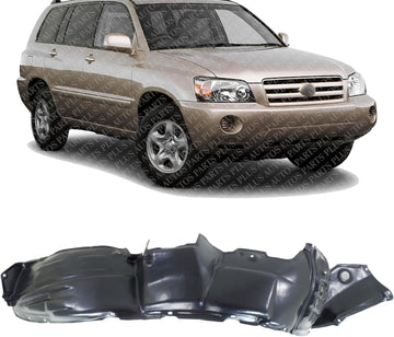 Front Fender Liner Right Passenger Side Direct Replacement Compatible With 2006-2007 Toyota Highlander TO1251115 5380548051
