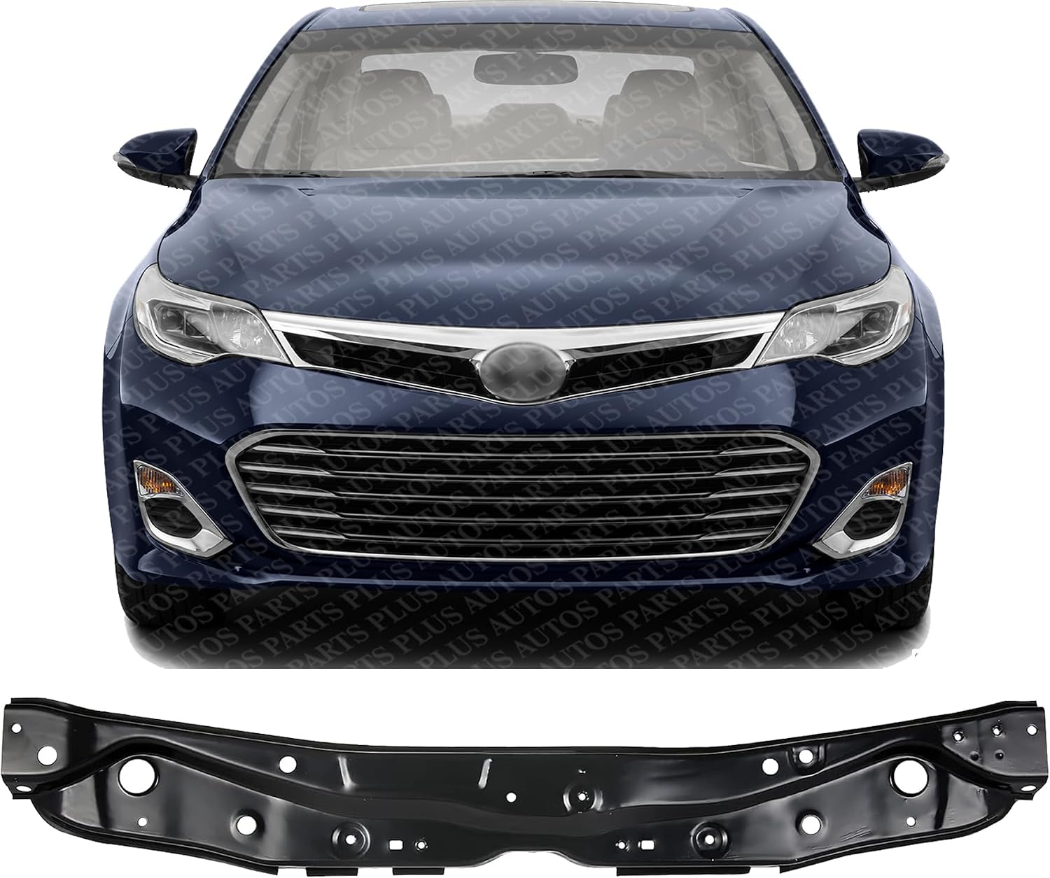 Front Radiator Support Assembly Upper Tie Bar Steel Direct Replacement Compatible With 2013-2018 Lexus ES350 / 2012-2017 Toyota Camry TO1225327 5321606130
