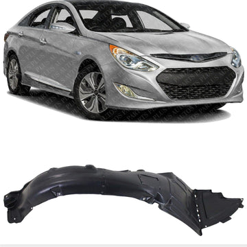 Front Fender Liner Right Passenger Side Direct Replacement Compatible With 2011-2015 Hyundai Sonata HY1249127 868124R000