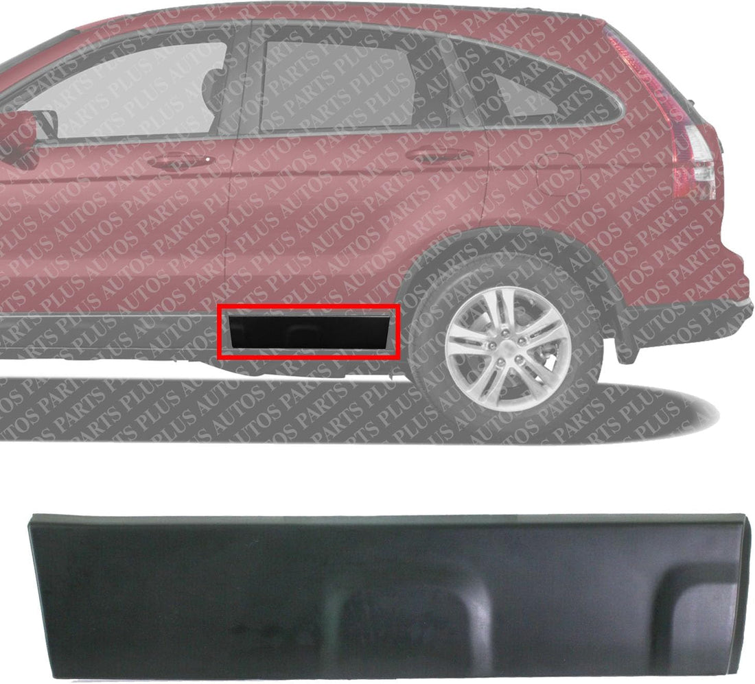 Rear Door Molding Textured Left Driver Side Direct Replacement Compatible with 2007-2011 Honda CR-V HO1504107 75333SWA003