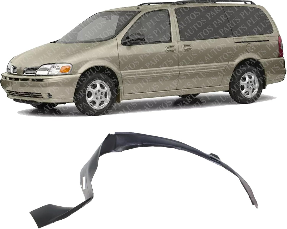 Front Fender Liner Left Driver Side Direct Replacement Compatible With 1997-2005 Chevrolet Venture / 1997-2004 Oldsmobile Silhouette GM1248149 10434828