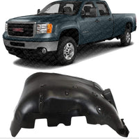 Front Fender Liner Left Driver Side Direct Replacement Compatible With 2011-2014 GMC Sierra 2500HD 3500HD GM1248233 22739802