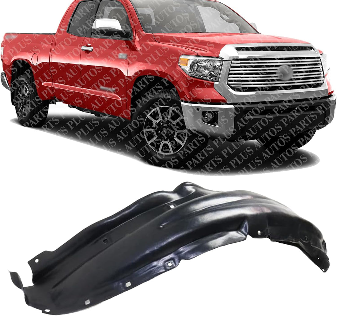 Front Fender Liner Rear Section Right Passenger Side Direct Replacement Compatible With 2014-2021 Toyota Tundra TO1249190 538750C080