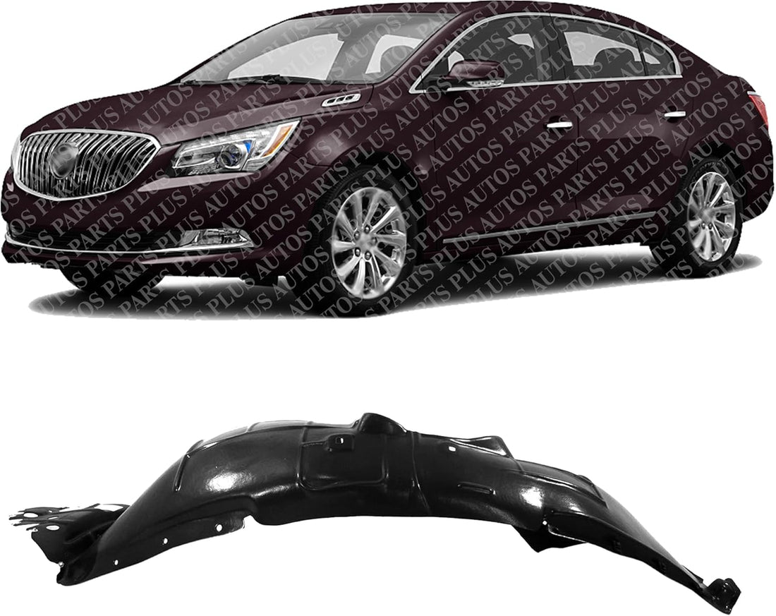Front Fender Liner Left Driver Side Direct Replacement Compatible With 2014-2016 Buick LaCrosse GM1248256 26202563